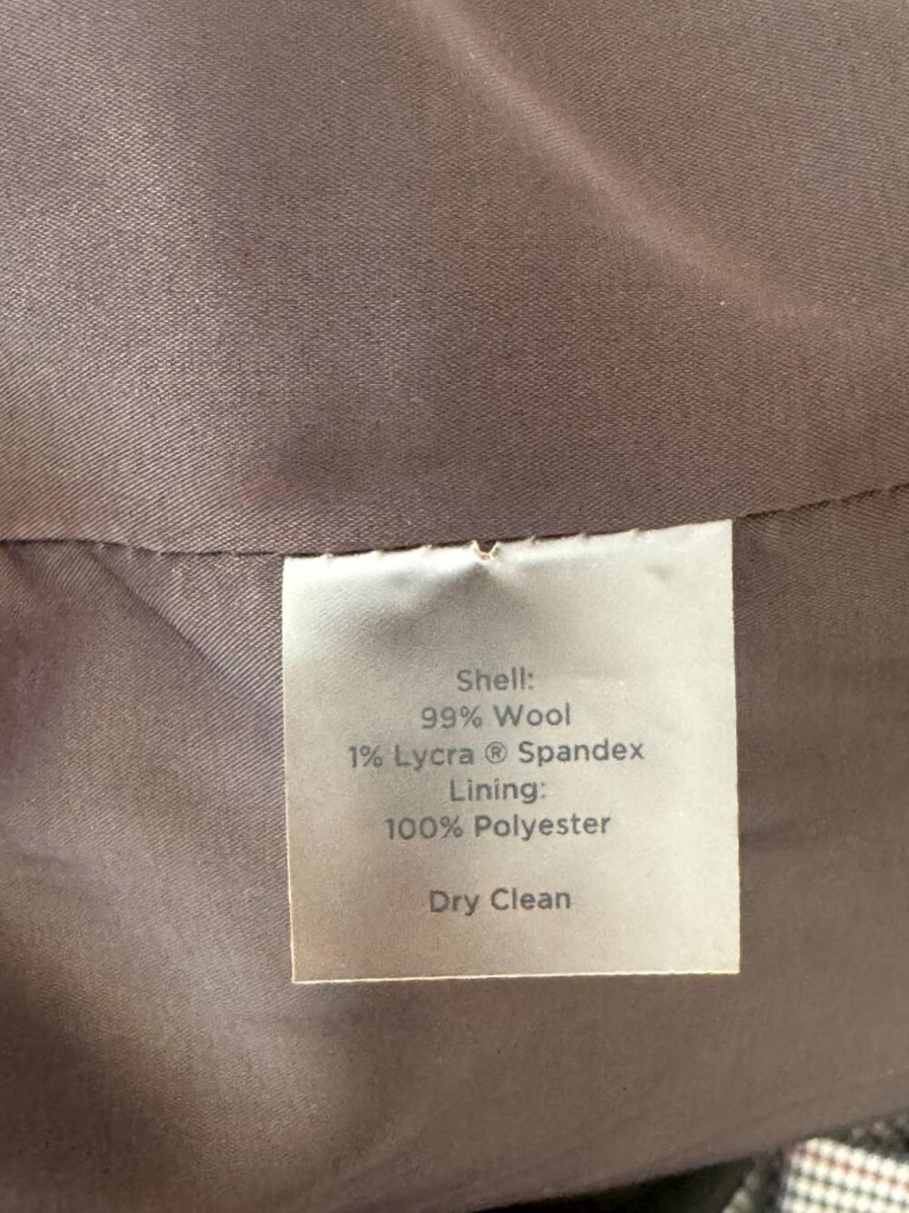 JH Collectibles Navy Pinstripe Two-Piece Skirt Suit Size 8 Made In Colombia Long - Picture 13 of 13